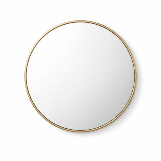 Round Minimalist Wall Mirror (12 inch)